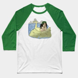 Hawaiian mermaid Baseball T-Shirt